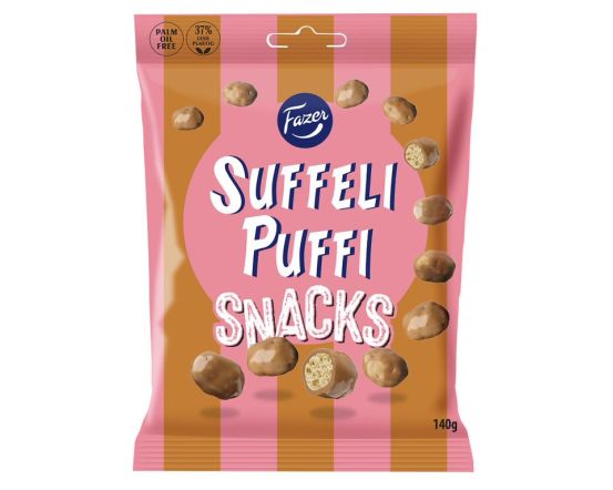 Suffeli Puffi Snacks kommikott 140g/ 15tk