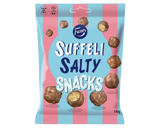 Suffeli Salty Snacks kommikott 140g/ 15tk