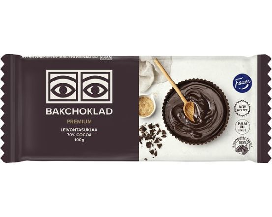 Fazer ekstratume küpsetusšokolaad 70% 100g / 15 tk