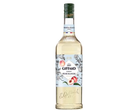 GIFFARD Valge virsiku maitseline siirup 1 l