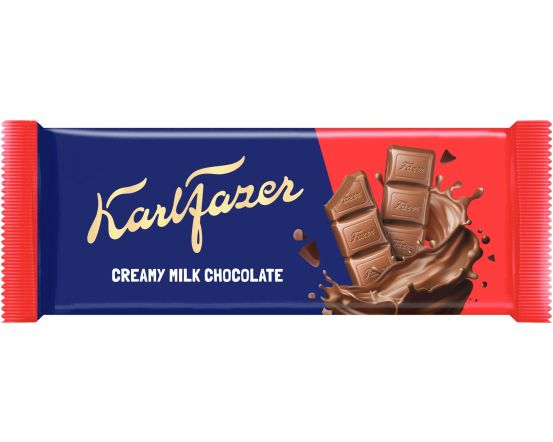 Karl Fazer piimašokolaad 95g/20tk
