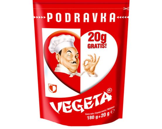 PODRAVKA Vegeta 180g + 20g Gratis