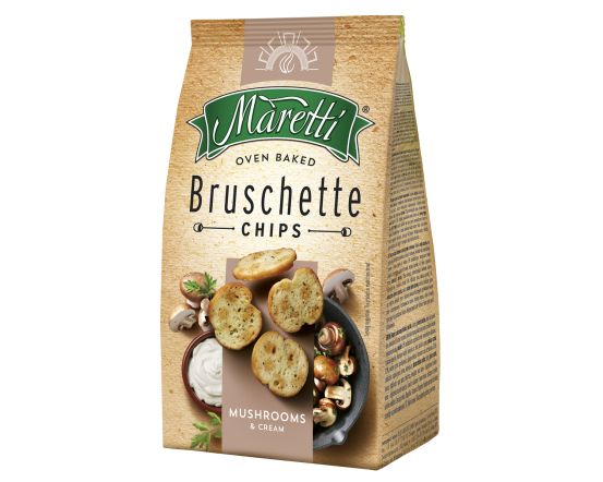 MARETTI seente ja koorega bruschetta-krõpsud 70g