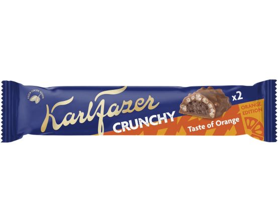 Karl Fazer Crunchy Apelsin šokolaadibatoon 50g/20tk