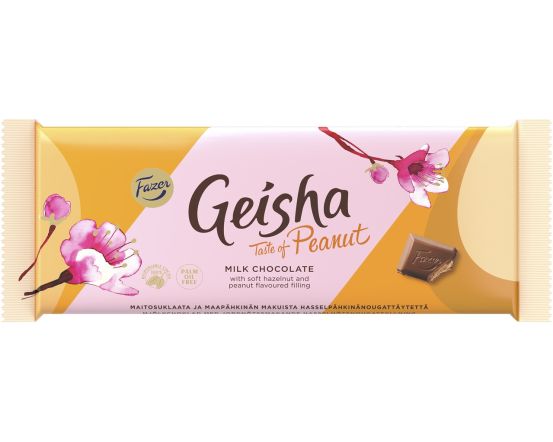 GEISHA Peanut piimašokolaad 100g/20tk