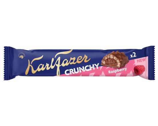 Karl Fazer Crunchy ðokolaadibatoon Vaarika 50g/ 20tk