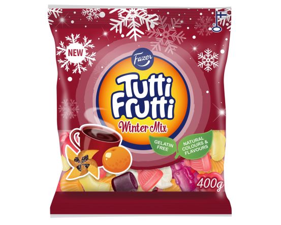 SEASONAL Tutti Frutti Winter Mix kommikott 400g / 12tk