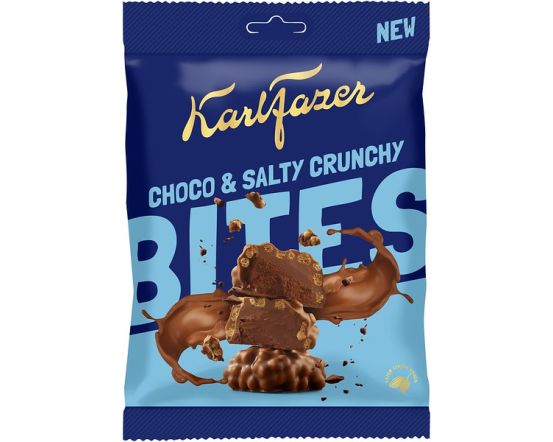Karl Fazer Choco & Salty Crunchy Bites 94g/24tk