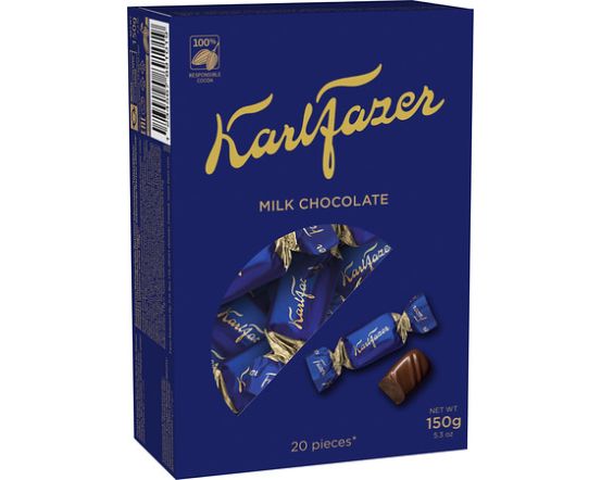 Karl Fazer piimašokolaadikompvekid 150g/12tk