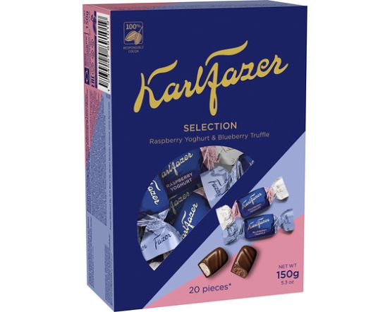 Karl Fazer Selection kommikarp 150g/12tk