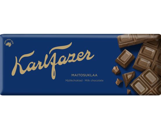 Karl Fazer piimašokolaad 180g/23tk