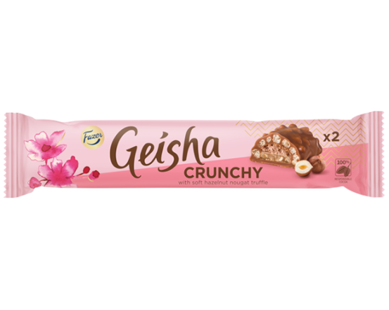 Geisha Crunchy šokolaadibatooni 50g/20tk