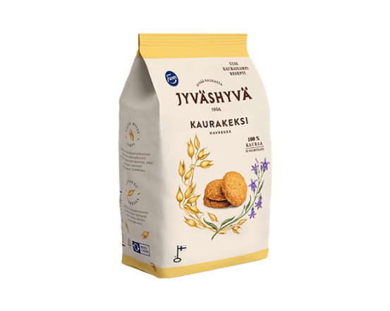 Jyväshyvä 100% kaerajahust kaeraküpsised 350g/9tk