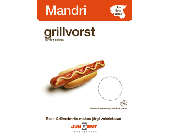 VERTIGO Mandri grillvorst 75g 135tk