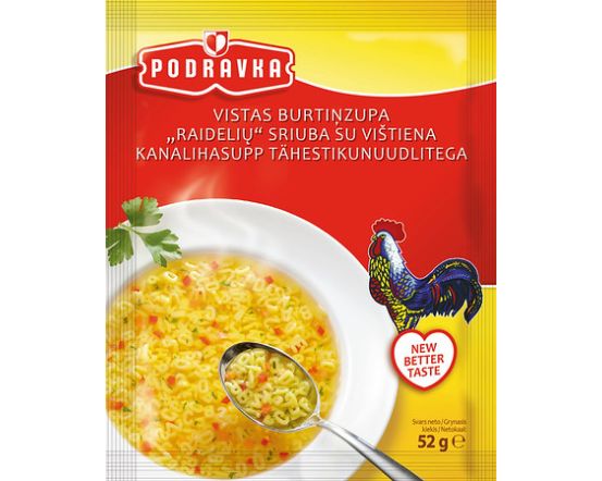 PODRAVKA 52g Tähestikusupp