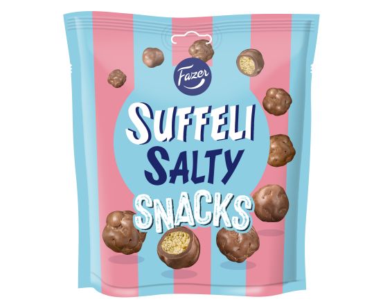 SUFFELI Salty Snacks kommikott 140g/ 15tk