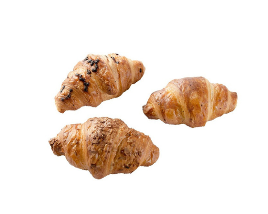 LA LORRAINE Magusa täidisega mini croissantide valik 45g (aprikoosi, pralinee, mandli)