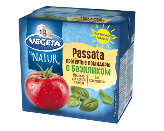 PODRAVKA PASSATA tomatipüree basiilikuga 500g