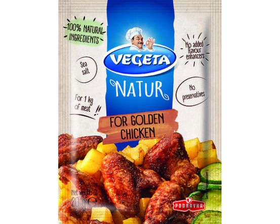 PODRAVKA Vegeta Natur maitseaine kuldsele kanale 20g