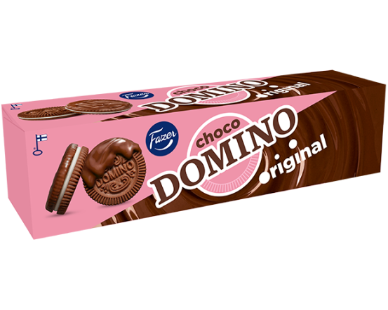 Domino šokolaadikattega küpsised 180g/14tk