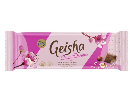 Geisha Crispy Dream piimašokolaad 100g /20tk