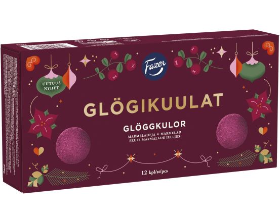 SEASONAL Fazer Glögikuulid 260g /14tk