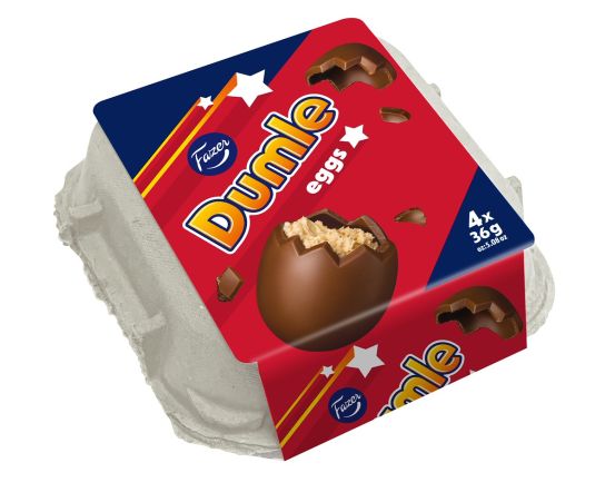 SEASONAL/Dumle mousse egg 4-pack 144g/18 tk