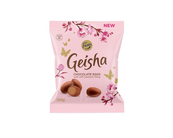 SEASONAL/Geisha Chocolate eggs 130g / 24 tk