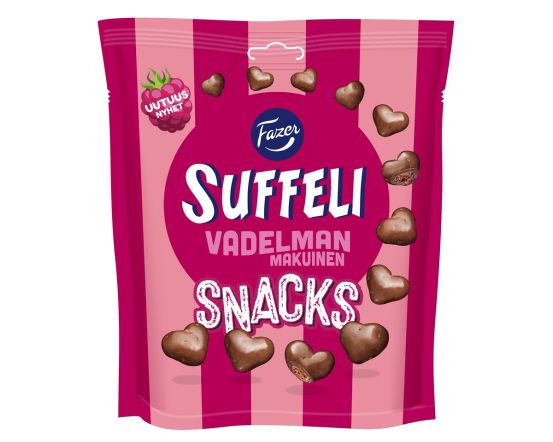 Suffeli Snacks Vaarika kommikott 140g/15tk