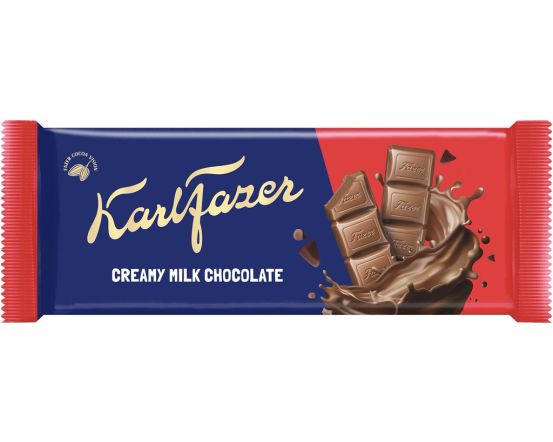 Karl Fazer piimašokolaad 95g/20tk