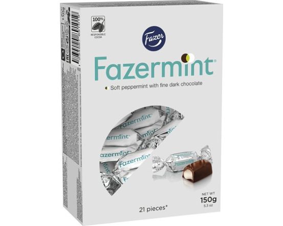 Fazermint kommikarp 150g /12tk