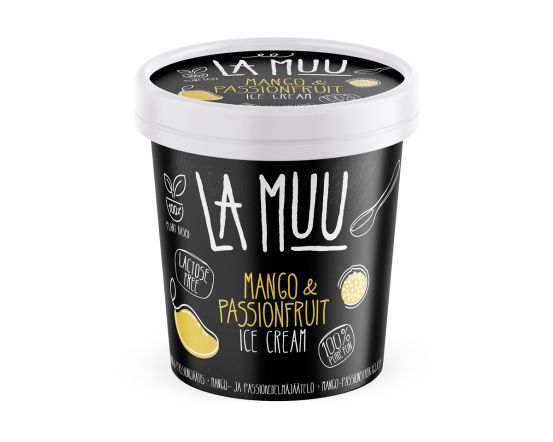LA MUU 250g/500ml Mango-passionijäätis, vegan