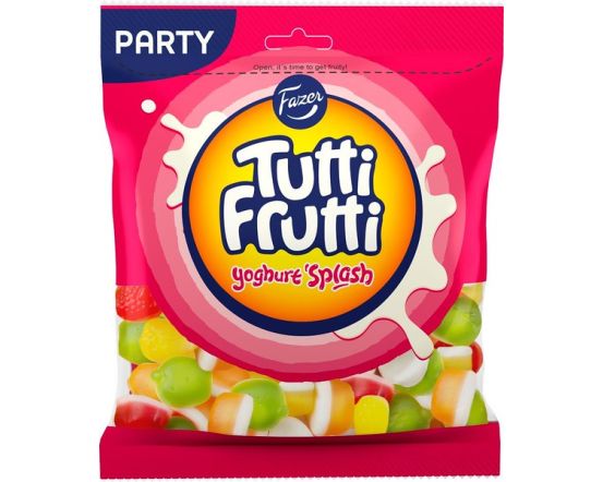 Tutti Frutti Yoghurt Splash kommikott 350g/ 12tk