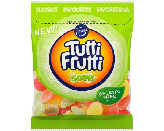 Tutti Frutti Sour kommikott 180g/ 21 tk