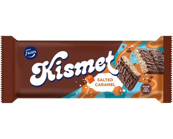 Kismet Soolakaramelli vahvlibatoon 41g/45tk