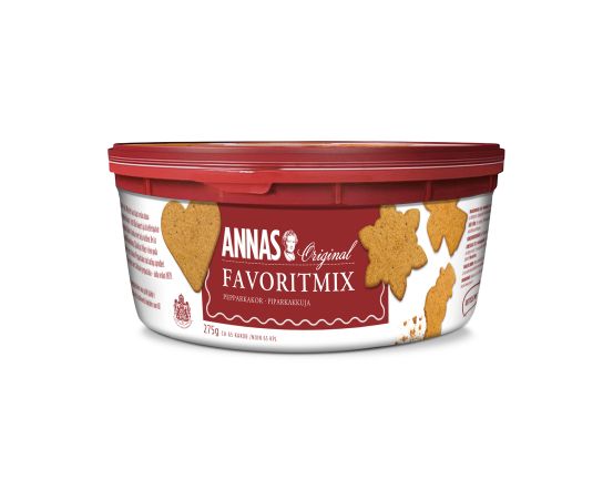ANNAS piparkoogifiguurid plastkarbis, erikujulised, 275g