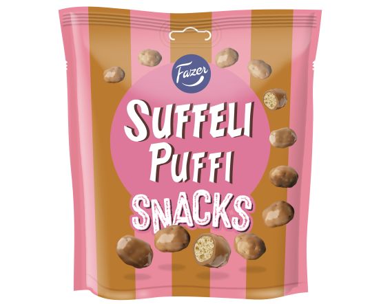 SUFFELI Puffi Snacks kommikott 160g/ 15tk