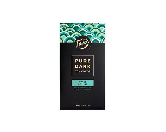 Pure Dark 70% tume šokolaad piparmündiga 95g /16tk