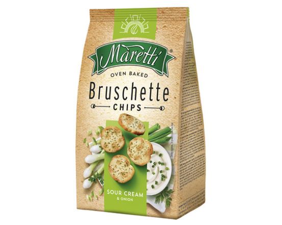 MARETTI hapukoore ja sibulaga bruschetta-krõpsud 70g