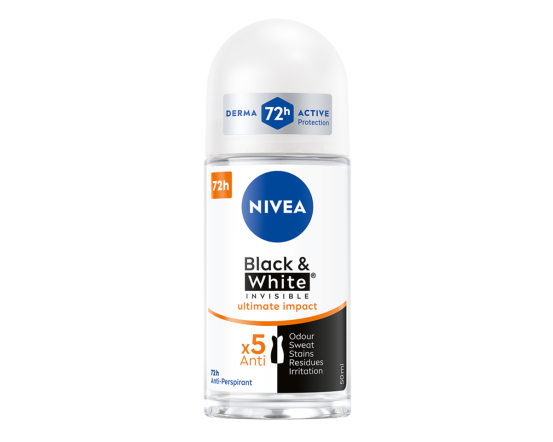 NIVEA  Women Roll Black&White ULTIMATE IMPACT 50ml 83490
