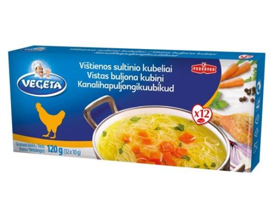 PODRAVKA Vegeta kanaliha puljongikuubik 120g
