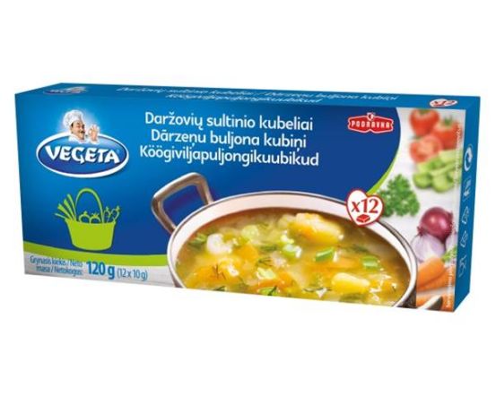 PODRAVKA Vegeta juurvilja puljongikuubik 120g