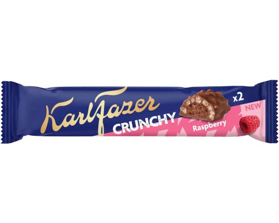 Karl Fazer Crunchy ðokolaadibatoon Vaarika 50g/ 20tk