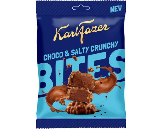 Karl Fazer Choco & Salty Crunchy Bites 94g/24tk