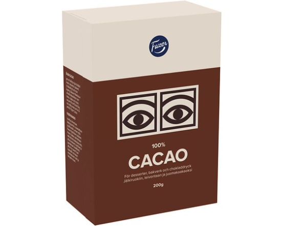 Fazer kakaopulber 100% 200g /14tk