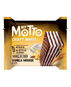 MY MOTTO Vahvel vanillimaitselise kreemiga (80%) 30g