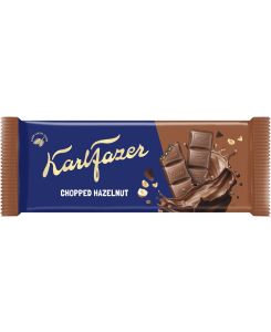 Karl Fazer piimašokolaad purustatud metsapähklitega 95g/20tk