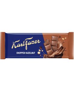 Karl Fazer piimašokolaad purustatud metsapähklitega 95g/20tk