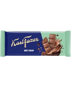 Karl Fazer piimašokolaad piparmünditükikestega 95g/20tk