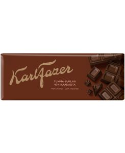 Karl Fazer Tume šokolaad 180g/23tk